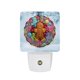 thumbnail image 1 of Hombre de Jengibre Luz nocturna LED con sensor de anochecer a amanecer para dormitorio, baño, pasillo, escaleras - Lámpara LED nocturna de enchufe, 0.5W - 1 pieza, 1 of 6