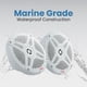 thumbnail image 2 of Altavoces marinos Pyle PLMR652W, 6,5", 600 W, IP-X4, resistentes al agua, 2 of 7