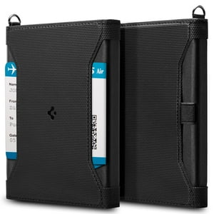 Funda Para Tarjetas De Pasaporte, Cartera, Travel Spigen Life, Color Negro