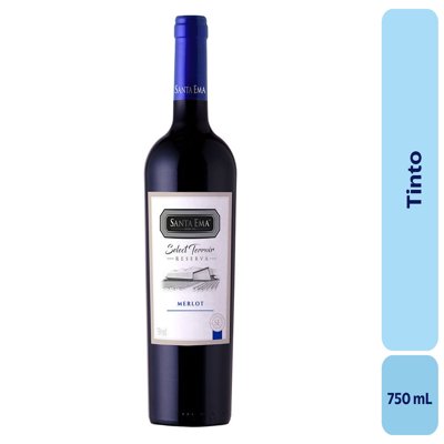 Vino Tinto Botella 750 Cc Santa Ema