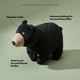 thumbnail image 2 of Juguete para perro GRRREEN Oso negro de peluche jumbo eco‑amigable, 2 of 6