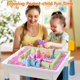thumbnail image 3 of Mesa de actividades Arscniek Toddlers 7 en 1 con 152 piezas Marble Run, 3 of 8