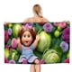 thumbnail image 1 of Cabbage Patch Kids Toalla de playa de secado rápido con diseño temático, regalo para mujeres y niñas, ideal para cumpleaños, fans, amantes de la música, uso en la playa o al aire libre, 78 × 150 cm, 1 of 6