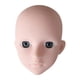 thumbnail image 2 of Cabeza De Maniquí De Entrenamiento Para Cosmetología, Para Salón De Belleza, Hogar, Principiantes, Ojos Grises, Piel Blanca., 2 of 5