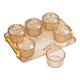 thumbnail image 2 of Nordic Caddy Plato Para Servir 6 Tazones Con Tapa Para Aperitivos Party Caddy, 2 of 5