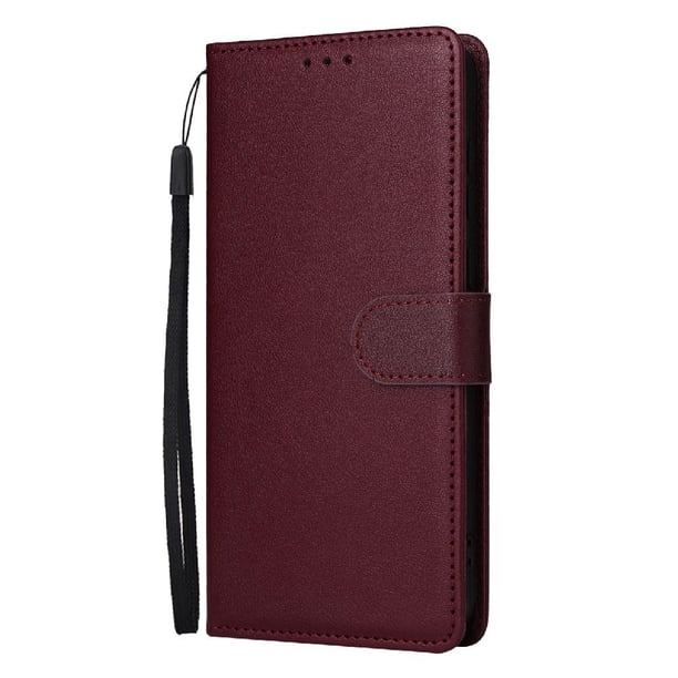 Funda Cartera para Samsung Galaxy A06 5G con Tarjetero, Soporte y Cordón - Protección Rojo