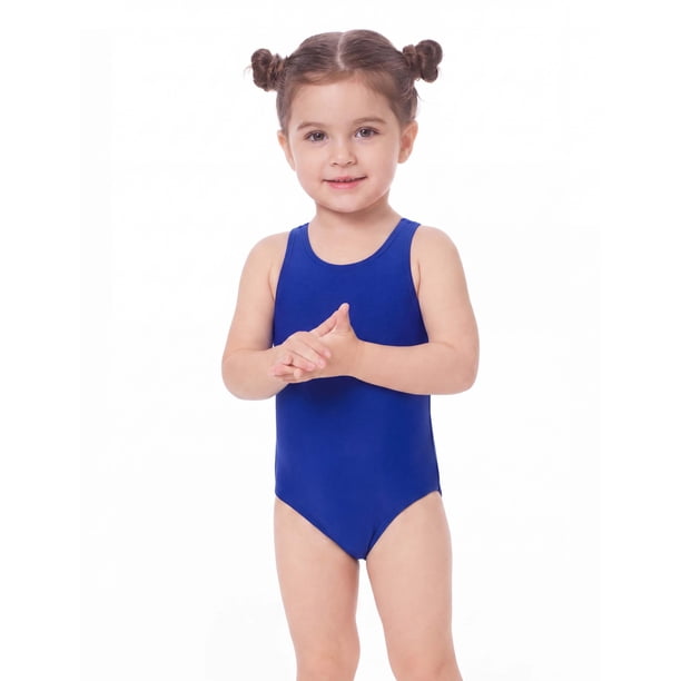 Traje de baño deportivo de niña azul Talla 2 años