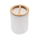 thumbnail image 4 of Accesorios de baño Dispensador de bomba de loción para baño de hotel Artículos de tocador para encimera Jabonera de fácil limpieza Organizador de enci Porta cepillo de dientes, 4 of 5