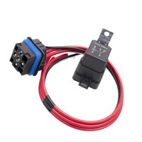 Magideal - Zócalo De A Prueba De Agua Con Arnés, 5 Pines Universal 12V Truck Auto Motocicletas Van , 80A 60A 12V5P