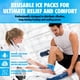 thumbnail image 2 of Paquetes de hielo en gel, el remedio perfecto para lesiones, frío y calor, paquete de 2, 2 of 9