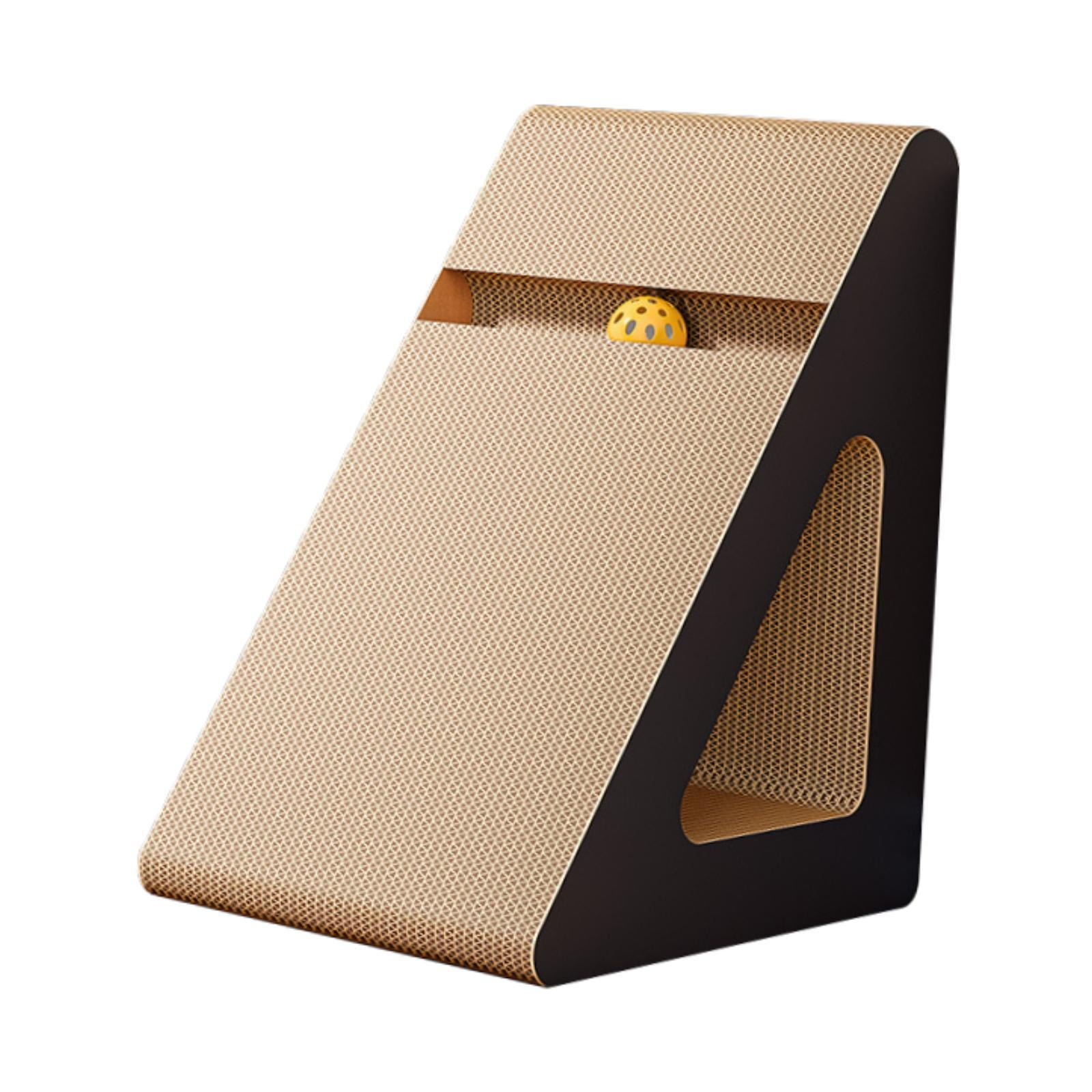 Magideal - Tabla Rascadora Para Gatos, Protector De Sofá De Cartón, Juguete Para Mascotas, Almohadilla Rascadora Triangular Resistente Al Desgaste, Juguete Rasca M
