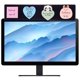 thumbnail image 1 of Pizarra de notas Yocoolfun 45 cm negra para monitor, 1 of 5