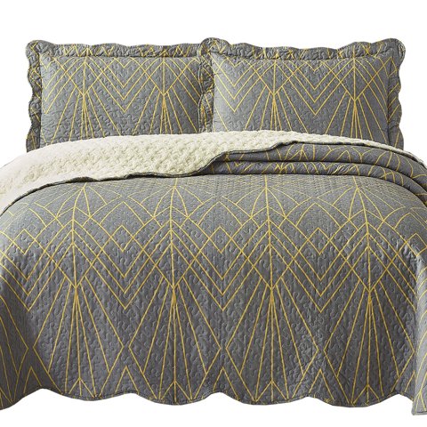 Mallorca - Quilt Sherpa Paris Liso Crudo 1,5 Plazas