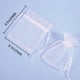 thumbnail image 2 of Xiao Hua 100 Piezas Bolsas de organza de 2.76 inch x 3.54 inch, Pequeñas Bolsas de Regalo Transparentes con Cordón, Bolsas de Regalo Blancas de Bolsa para Boda y Fiesta, Usadas para Sostener, 2 of 4