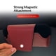 thumbnail image 2 of Visor solar de coche magnético, soporte de gafas de sol, visera solar de coche, clip de gafas de sol, accesorios interiores de General Motors, caja de almacenamiento (rojo), 2 of 3