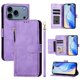 thumbnail image 5 of Funda Billetera Cremallera para iPhone 17 Pro Max con Porta Tarjetas, Soporte y Correa Morado, 5 of 5