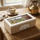 thumbnail image 5 of Caja De Te Porta Te Caja De Madera Para Te Gris 3 Divisiones, 5 of 6