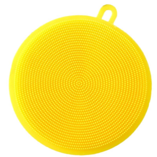 1pc Silicone Cleaning Brush Dishwashing Sponge Multi-functional Fruit Vegetable Cutlery Kitchenware Brushes Kitchen Tools