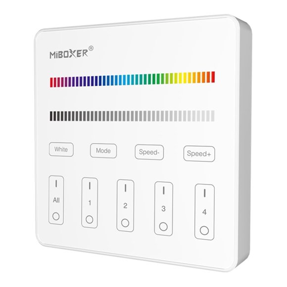 Panel Inteligente LGIDTECH B3 Inalámbrico RGBW de 4 Zonas 2.4 GHz
