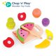 thumbnail image 2 of Set de comida Pretend Play de madera B. toys Chop n' Play Fruits, 2 of 6