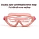 thumbnail image 4 of Gafas de natación para niños, gafas de visión amplia con tapones para los oídos, 4 of 5