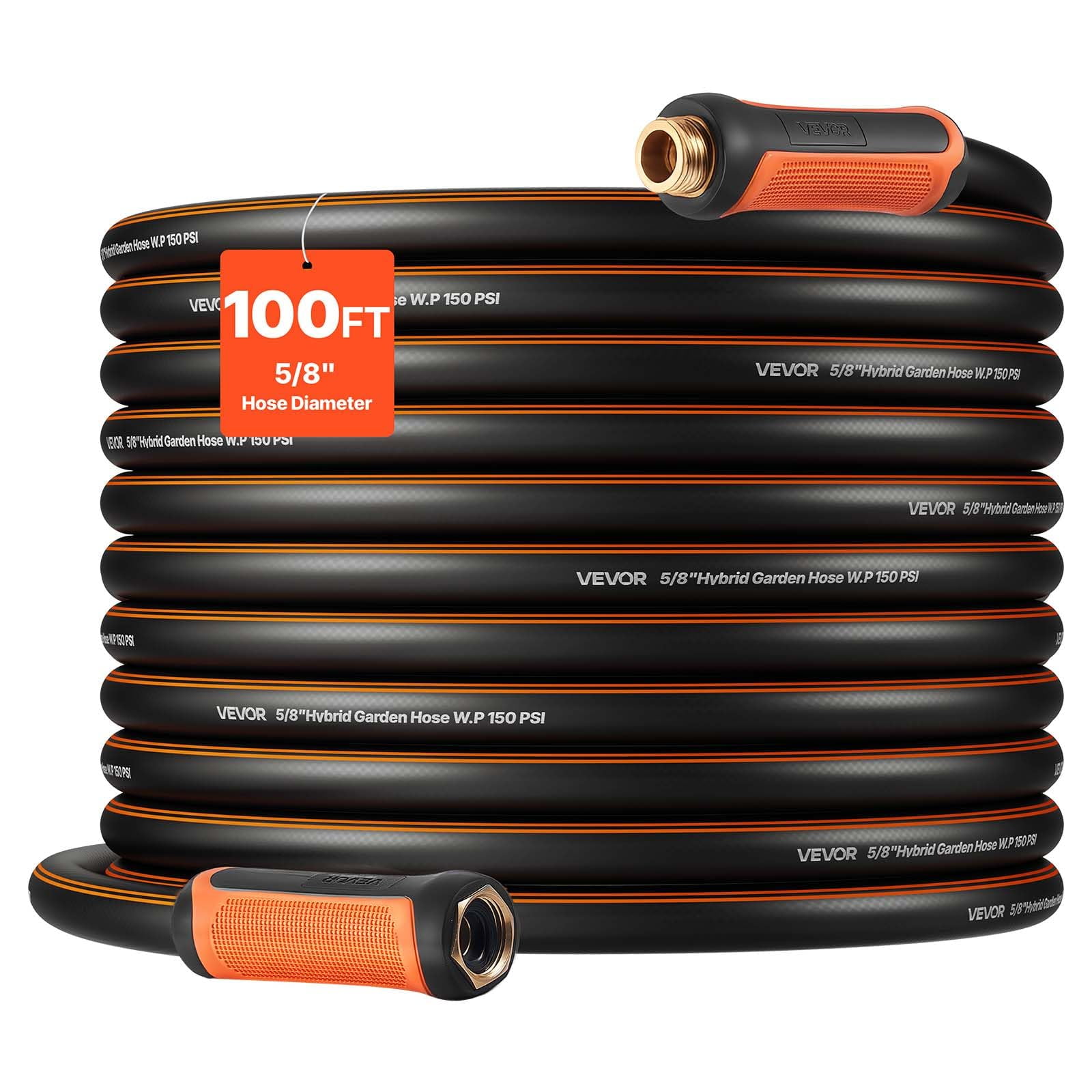 Manguera De Jardín Vevor 30 M 5/8" Caucho Resistente 150 Psi