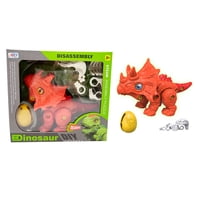 Juguete Dinosaurio Naranjo Armable - Toyng