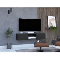Tuhome - Panel Tv 49"" Glen 2 Puertas Wengue