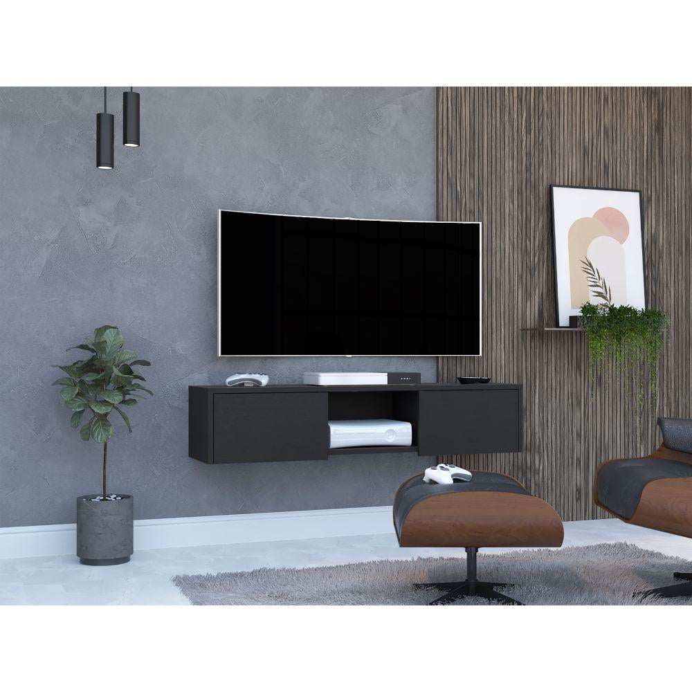 Tuhome - Panel Tv 49" Glen 2 Puertas Wengue
