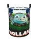 thumbnail image 1 of Trolland Cesta de lavandería de gran capacidad redonda con asa, bolsa para ropa sucia plegable, almacenamiento para dormitorio, baño y lavadero 44x35 cm, 1 of 6