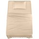 thumbnail image 1 of Juego de sábanas Utopia Bedding Twin XL de microfibra cepillada, color beige, 1 of 7