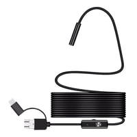 Ioensy - Cámara Endoscópica Portátil De 8 Mm Endoscopio Resistente Al Agua Para Teléfonos Inteligentes Pc 3,5 M