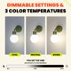 thumbnail image 3 of Aplique de Pared Poplight Recargable Inalámbrico LED Regulable Salvia, 3 of 8