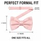 thumbnail image 5 of Pajarita trilece rosa pastel preatada y ajustable, 5 of 6
