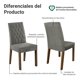 thumbnail image 2 of Pack 2 Sillas de Comedor Madesa 4256 Silver, 2 of 9