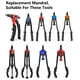 thumbnail image 2 of Mandril de repuesto para remachadora de tuercas Zision Tool 10-32, 2 of 4