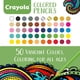 thumbnail image 3 of Lápices de colores Lápices de colores Crayola para adultos (50 unidades), 3 of 8