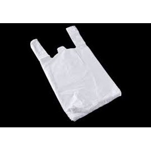 Genérica - Bolsa Camiseta Blanca 28X35Cm Pack 100Und