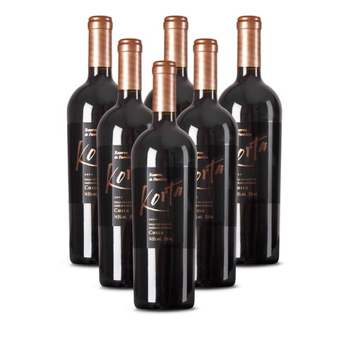 Korta - Vino Reserva De Familia (Petit Verdot, Cabernet Franc, Carmenere Y Syrah), 6 Unidades