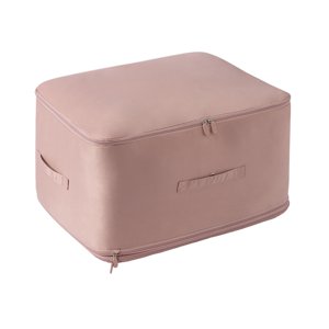 Magideal - Bolsa Organizadora De Autocompresión, Bolsa De Almacenamiento, Bolsa De Almacenamiento De Edredón Ligera Y Versátil, Organizador De Embalaje Para Mant Rosa