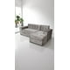 thumbnail image 3 of Sofa Seccional Felpa Beige Divan Derecho, 3 of 3