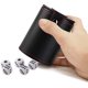 thumbnail image 3 of Juego de tazas para dados Aulufft de piel sintética con 5 dados estándar, color rojo, 3 of 6