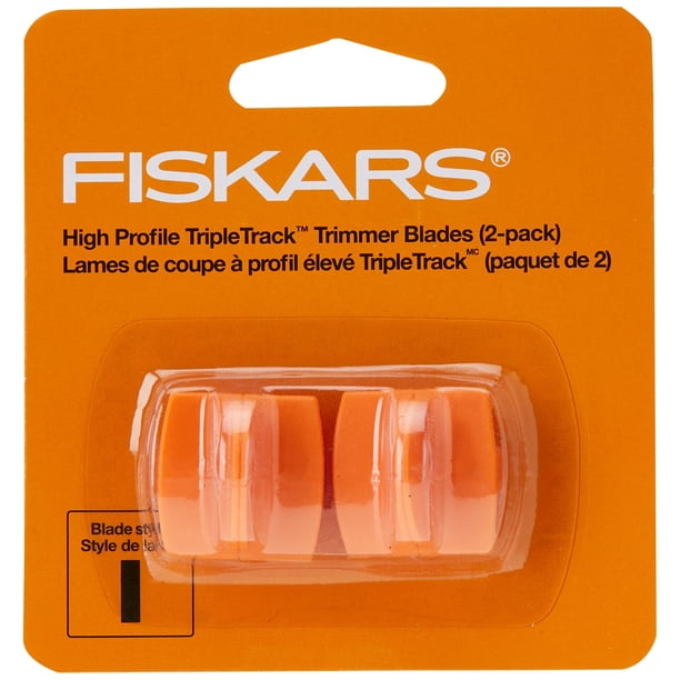 Carro de cuchillas de acero de repuesto para recortadora portátil Fiskars 12 (paquete de 2)