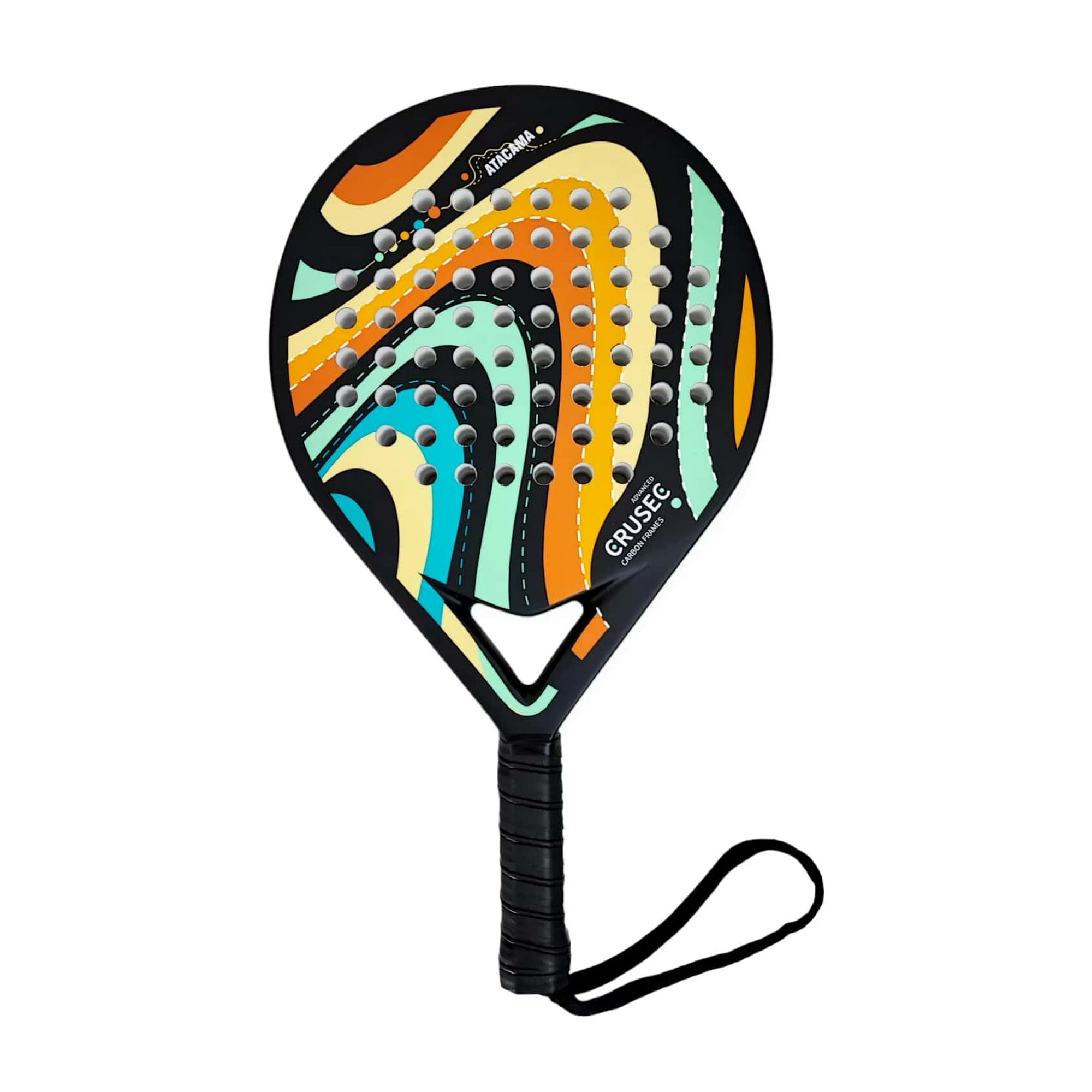 Pala Padel Crusec Mod Atacama Carbono 38mm Con Bolso Deporte