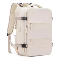Genérica - Mochila De Viaje Impermeable Avión Aprobado Capacidad De 40L Color:Beige