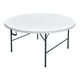 thumbnail image 1 of Mesa Plegable Redonda 160x74 Blanca Northwest blanco Tamano Unico, 1 of 5