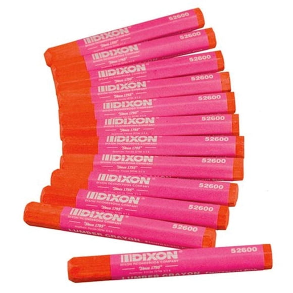 Crayones para marcar madera Dixon Ticonderoga 52600 rosa, paquete de 12
