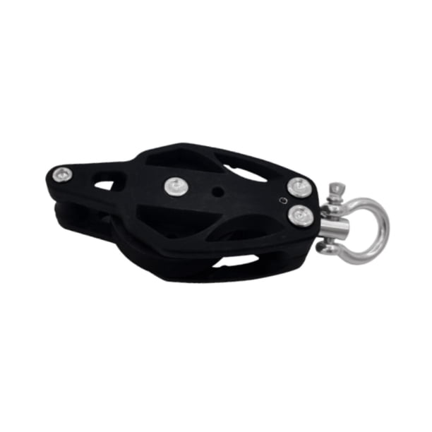 Polea de elevación Pequeña polea de portavasos Manchas de cubierta de la cubierta colgante de la grúa de servicio pesado Rueda giratoria de la polea p 72 mm x 35 mm