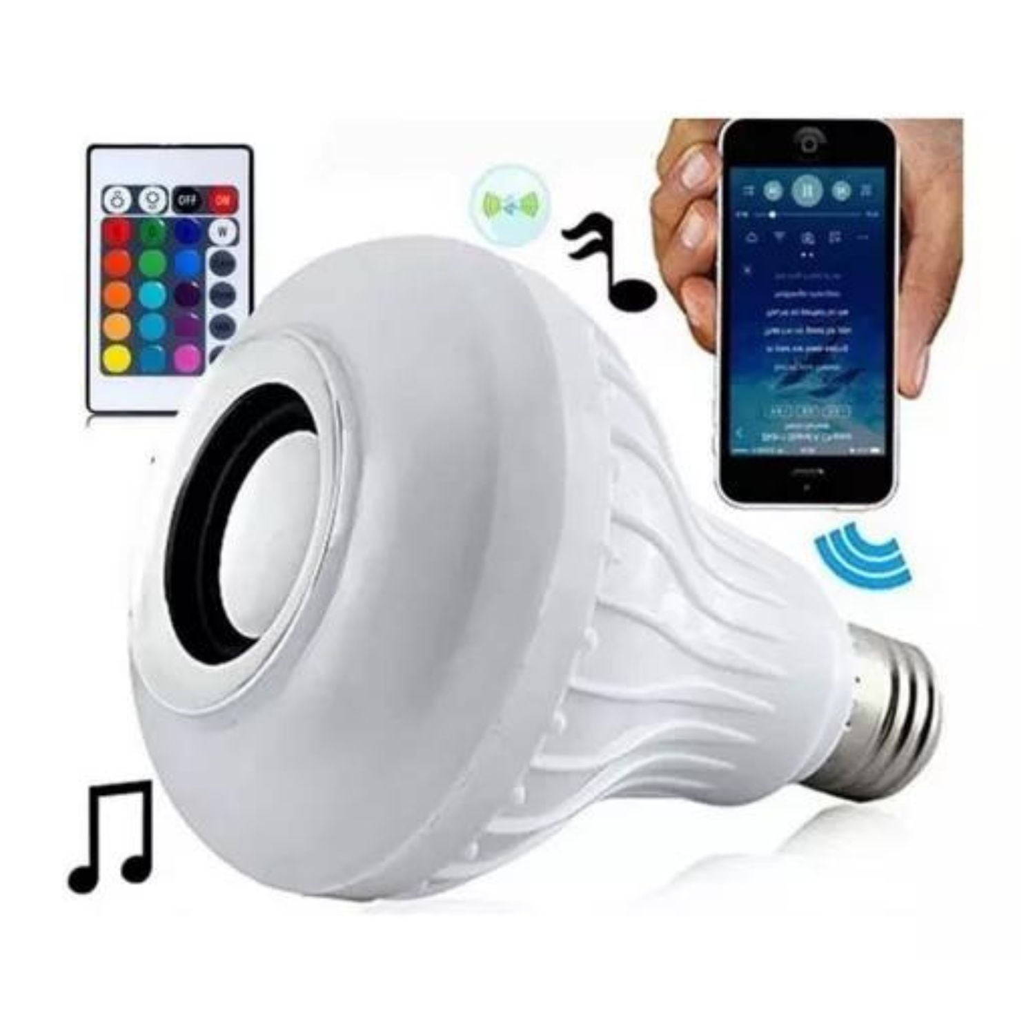Genérico - Ampolleta Led Parlante Bluetooth Bocina Aa26