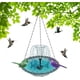 thumbnail image 1 of Baño pájaros colgante agua fluyendo solar cascada fuente jardín patio, 1 of 7